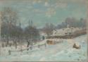 Alfred Sisley, Route de Louveciennes, effet de neige